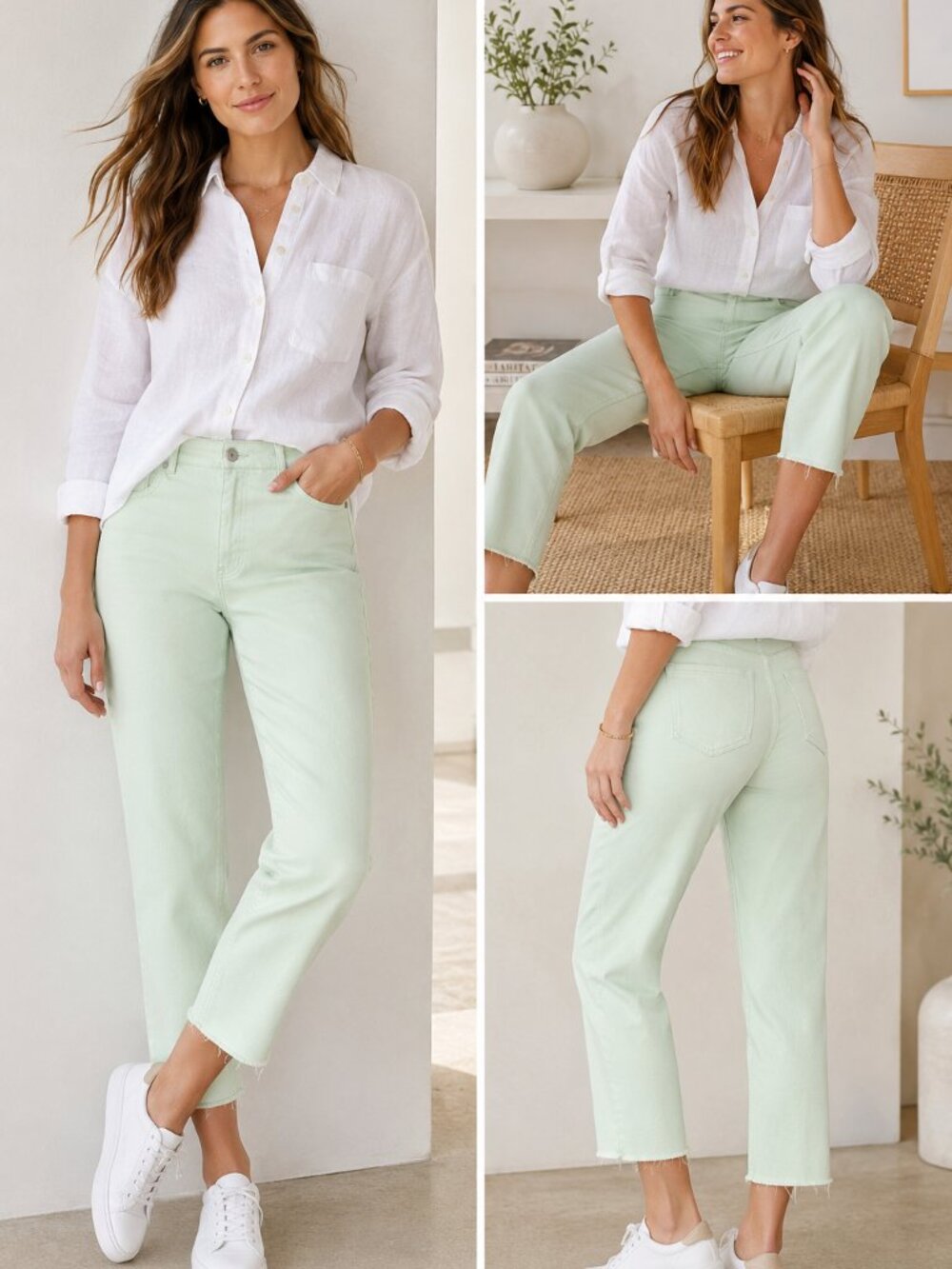 J.Jill Denim High-Rise Straight-Leg Crop Jeans – NWT